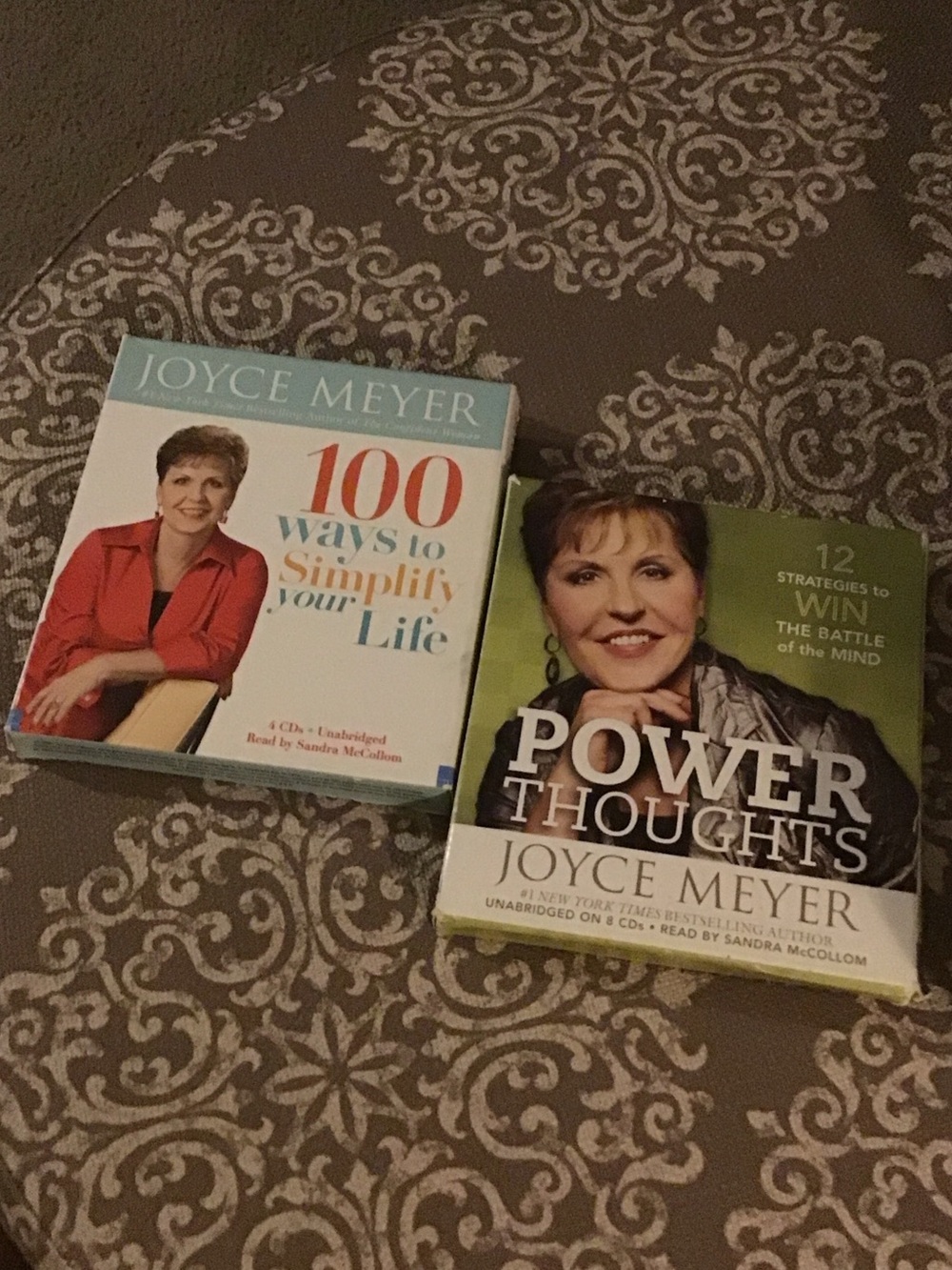 Joyce Meyer 2CD sets (12 CDs total)100 Ways to Simplify Your Life&Power Thoughts